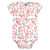 Hudson Baby Cotton Bodysuits 3-Pack, Coral Floral Daddys Girl