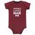 Hudson Baby Cotton Bodysuits 3-Pack, Burgundy Beige Suspender