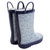 Hudson Baby Rain Boots, Gray Sharks