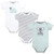 Hudson Baby Cotton Bodysuits 3-Pack, Daddy Koala