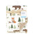 Hudson Baby Plush Blanket with Furry Binding and Back, Forest Animals