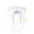 Hudson Baby Cotton Bodysuits 3-Pack, Gator Polo