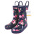 Hudson Baby Rain Boots, Midnight Pink Roses
