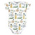 Hudson Baby Cotton Bodysuits 3-Pack, Jungle