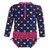 Hudson Baby Rashguard Baby and Toddler Swimsuit, Navy Hearts Baby