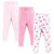 Hudson Baby Cotton Pants and Leggings, Mint Floral