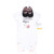 Hudson Baby Cotton Bodysuit, Pant and Shoe Set, Bonjour Paris