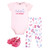 Hudson Baby Cotton Bodysuit, Pant and Shoe Set, Fabulous Butterfly
