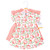 Hudson Baby Cotton Dresses, Coral Floral