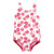 Hudson Baby Baby and Toddler Swimsuit, Pink Roses Baby