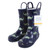 Hudson Baby Rain Boots, Navy Sage Dino