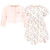 Hudson Baby Cotton Dress and Cardigan Set, Pink Taupe Floral