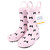 Hudson Baby Rain Boots, Pink Black Bow