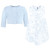 Hudson Baby Cotton Dress and Cardigan Set, Baby Blue Blossom