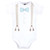 Hudson Baby Cotton Bodysuit, Pant and Shoe Set, Taupe Mint Suspender