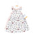 Hudson Baby Cotton Dresses, Pastel Wildflower 1