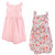 Hudson Baby Cotton Dresses, Coral Pretty Floral