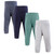 Hudson Baby Cotton Pants and Leggings, Charcoal Teal Blue