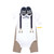 Hudson Baby Cotton Bodysuit, Pant and Shoe Set, Blue Gingham Bow Tie