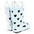 Hudson Baby Rain Boots, Mint Black Heart