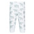 Hudson Baby Cotton Pants and Leggings, Gray Mint Elephant