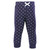 Hudson Baby Cotton Pants and Leggings, Navy Dot Pink Stripe