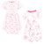 Hudson Baby Cotton Dresses, Pink Fairytale Princess