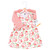 Hudson Baby Cotton Dress and Cardigan Set, Coral Floral