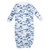 Hudson Baby Fleece Gowns, Cute Whales