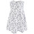 Hudson Baby Cotton Dress and Cardigan Set, Black White Flowers