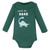 Hudson Baby Cotton Long-Sleeve Bodysuits 3-Pack, Hear Me Roar Dino