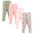 Hudson Baby Cotton Pants and Leggings, Pink Yellow Pretty Floral