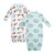 Hudson Baby Fleece Gowns, Cute Safari