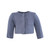 Hudson Baby Cotton Dress and Cardigan Set, Indigo Hearts