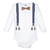 Hudson Baby Cotton Long-Sleeve Bodysuits 5-Pack, Handsome Like Daddy