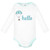 Hudson Baby Cotton Layette Set, Teal Hot Air Balloon