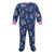 Hudson Baby Fleece Sleep and Play, Blue Butterfly Floral