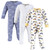 Hudson Baby Cotton Sleep and Play, Construction Trucks 1
