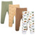 Hudson Baby Cotton Pants and Leggings, Brown Sage Dinosaurs