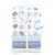 Hudson Baby Cotton Flannel Receiving Blankets, Multi Color Boy Elephant