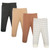 Hudson Baby Cotton Pants and Leggings, Modern Neutral Stripe