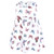Hudson Baby Cotton Dress and Cardigan Set, Sweet Butterflies