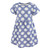 Hudson Baby Cotton Dresses, Blue Daisy 1