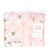Hudson Baby Cotton Flannel Burp Cloths, Pink Peony 3