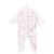 Hudson Baby Cotton Sleep and Play, Pink Bows