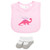 Hudson Baby Cotton Layette Set, Pink Sparklesaurus