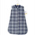 Hudson Baby Plush Sleeping Bag, Sack, Blanket, Gray Navy Plaid