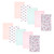 Hudson Baby Cotton Flannel Burp Cloths, Pink Mint Floral