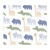 Hudson Baby Cotton Flannel Receiving Blankets Bundle, Wild Leaf Safari 7-Pack