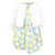 Hudson Baby Cotton Dress and Cardigan Set, Blue Lemons